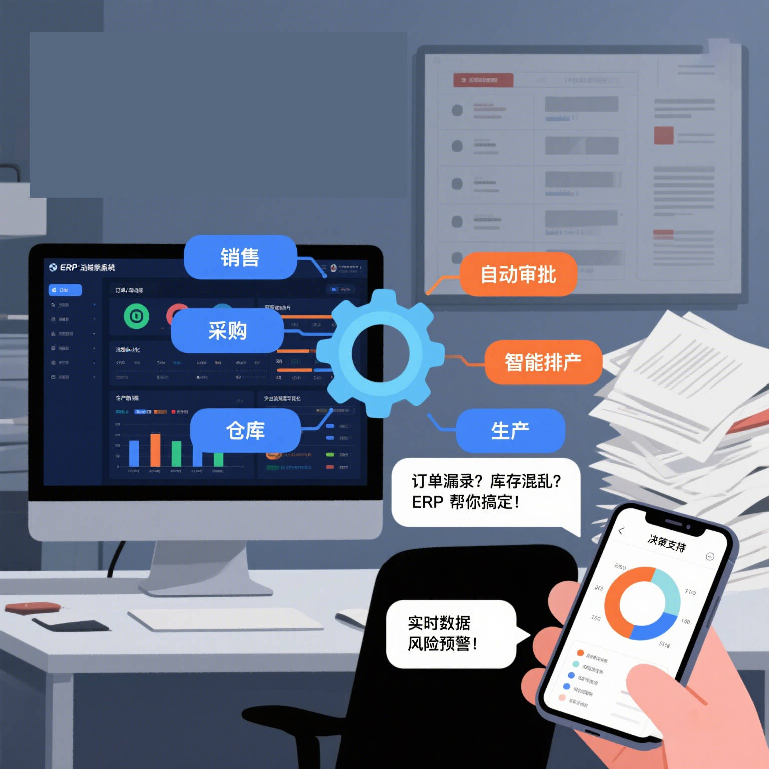 化工ERP如何打通生產進度信息到倉儲部門的實時反饋通道？