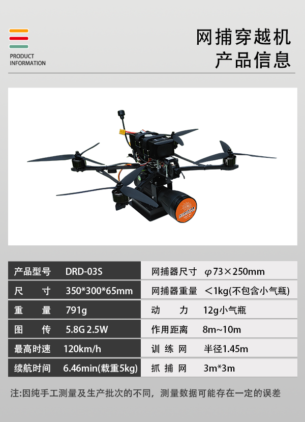 網(wǎng)捕穿越機(jī)DRD-03S(圖2)